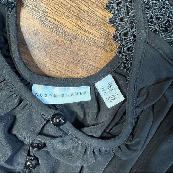 Susan Graver The Easy Jumpsuit Black Belted Sleeveless - Picture 5 of 6